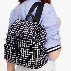 ♠️kate spade Noel Print Jacquard Backpack, Black Multi NWT ☂️?Kate spade Noel Jacquard☄️LARGE☄️Backpack Pink  main image 4